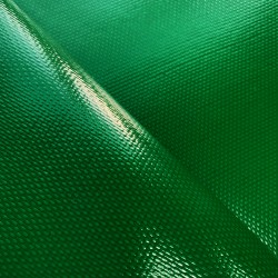 Ткань ПВХ 600 гр/м2 плотная, Зелёный (Ширина 150см), на отрез  в Новошахтинске