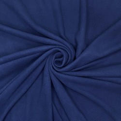 Флис Односторонний 130 гр/м2, цвет Темно-синий (на отрез)  в Новошахтинске