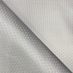 Ткань Оксфорд 300D PU Рип-Стоп СОТЫ, цвет Светло-Серый (на отрез)  в Новошахтинске