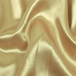 Ткань Атлас-сатин ЛЮКС, цвет Золотой (на отрез)  в Новошахтинске