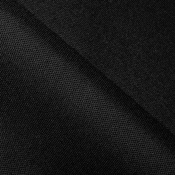 Прорезиненная ткань Оксфорд 600D ПВХ, Черный  в Новошахтинске, 340 г/м2, 359 руб