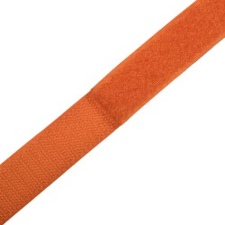 Контактная лента 25мм  Оранжевый (велькро-липучка, на отрез)  в Новошахтинске