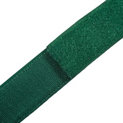 Контактная лента 40мм (38мм) цвет Зелёный (велькро-липучка, на отрез)  в Новошахтинске