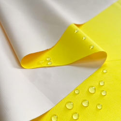Водонепроницаемая Дышащая Мембранная ткань PU 10'000, цвет Жёлтый (на отрез)  в Новошахтинске