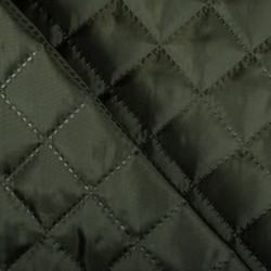 Стеганая подкладочная ткань с синтепоном (100гр/м2), цвет Хаки (на отрез)  в Новошахтинске