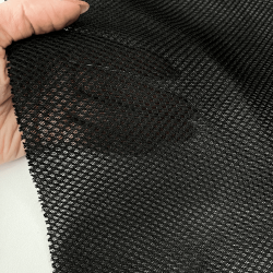Сетка 3D трехслойная Air mesh 165 гр/м2, цвет Черный (на отрез)  в Новошахтинске